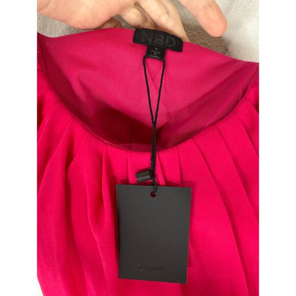 NBD Lerry Gown Strapless Ruffle Party Statement Evening Cocktail Party Gala S - Picture 6 of 12